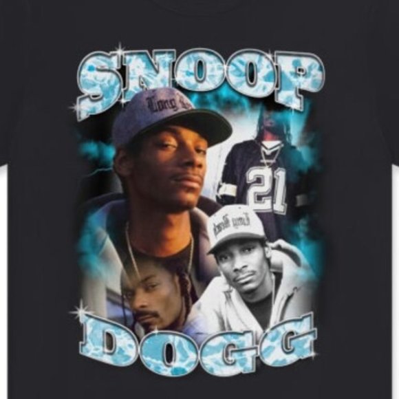 Snoop Doggy Dog Bootleg - Unisex Classic Crew Neck Cotton T-Shirt - Picture 2 of 6